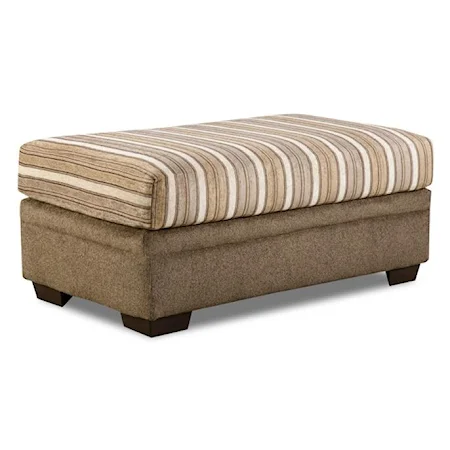 Storage Ottoman with Simple Style